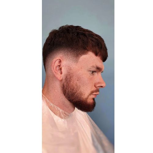 Low Fade with Textured Crop